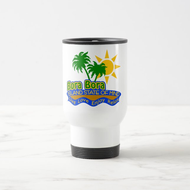 Bora Bora State of Mind mug - choose style (Center)