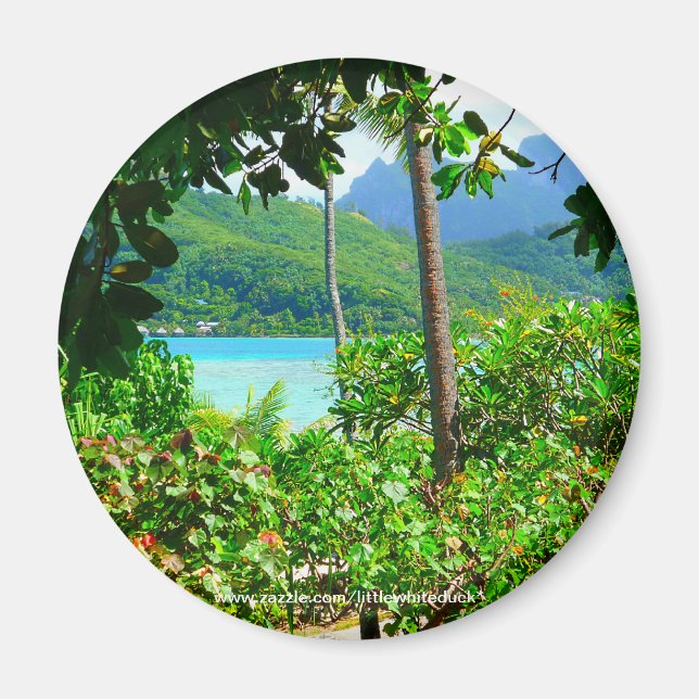 Bora Bora, Tahiti - Aimant frigo (Devant)