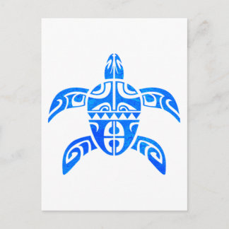 BORA BORA TURTLE POSTCARD