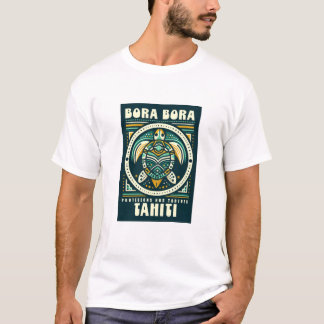 Bora Bora turtle, Protect our Tahiti turtles T-Shirt