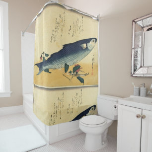 Bora (Grey Mullet) Hiroshige's Japanese Fish Print