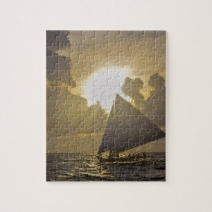 Boracay Beach Sunset in Philippines Jigsaw Puzzle