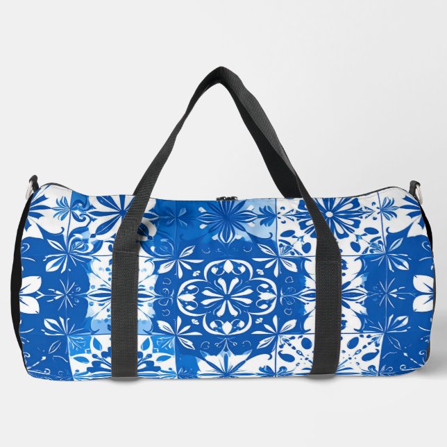 Boracay Blue Filipino Vibe LARGE Duffle Bag (Front)