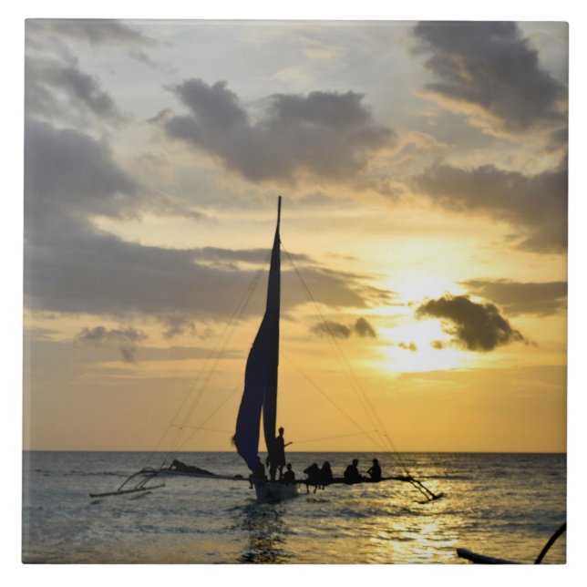 Boracay Island Tile (Front)