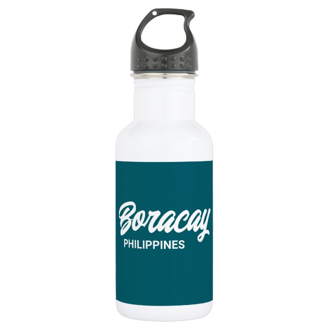 Boracay Philippines Water Bottle (Front)