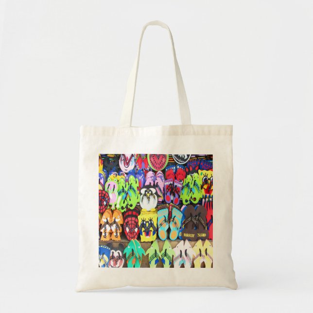 Boracay Slippers Tote Bag (Front)