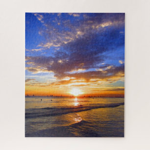 boracay sunset beach jigsaw puzzle