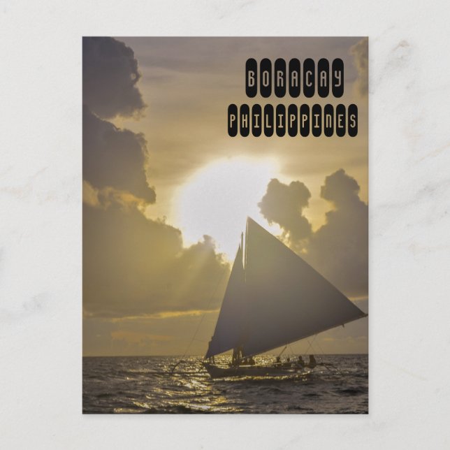 Boracay Sunset Postcard (Front)