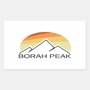 Borah Peak Retro Sticker