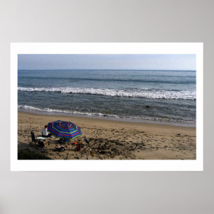Bord de la mer en automne 24 x affiche 16