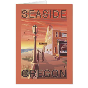 Bord de la mer, vue d'OregonAquarium