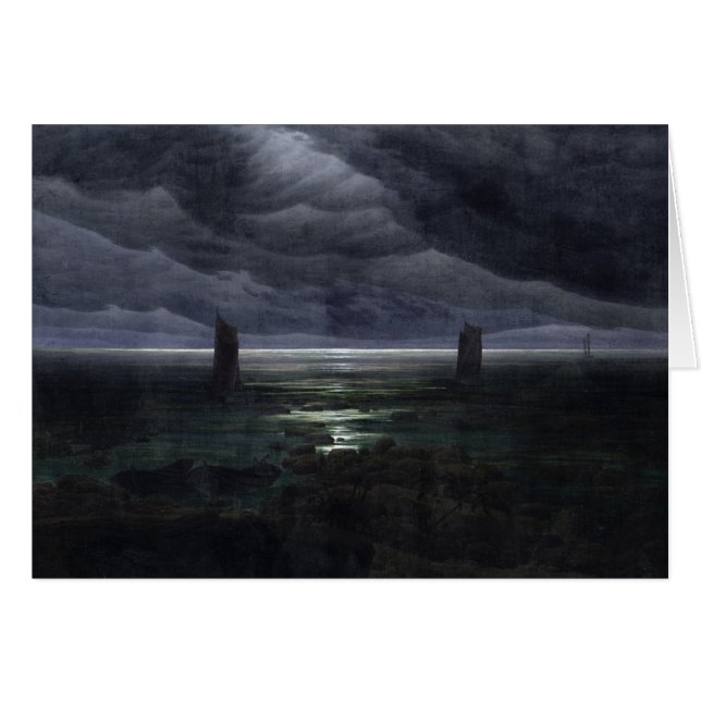 Bord de mer dans le clair de lune, 1835-36 (Devant horizontal)