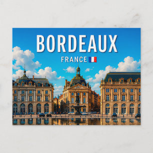 Bordeaux France Historic Riverfront Elegance Postcard