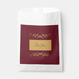 Bordeaux Personalised Favour Bag