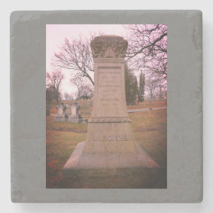 Borden Monument, Fall River, MA - A.J. Borden Stone Coaster