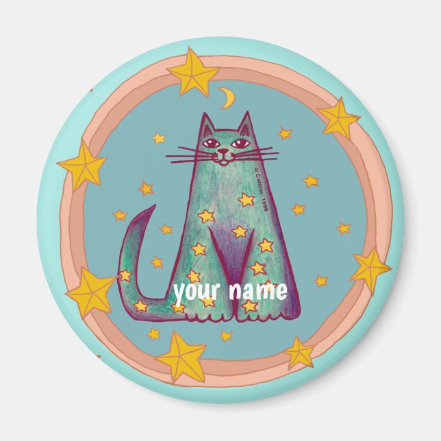 Border Cat  Magnet (Front)