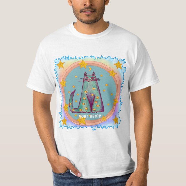 Border Cat  T-Shirt (Front)