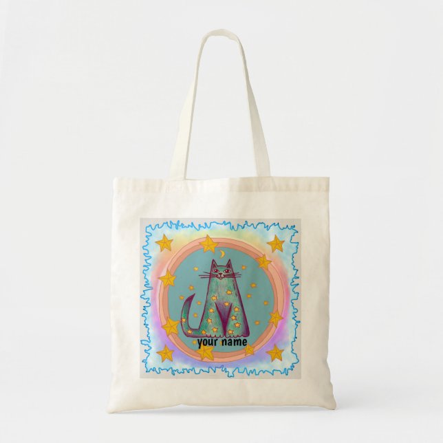 Border Cat  Tote Bag (Front)