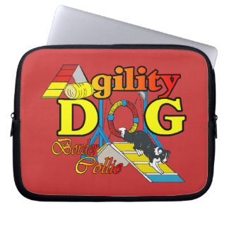 Border Collie Agility Laptop Sleeve