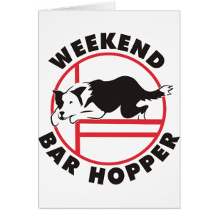 Border Collie Agility Weekend Bar Hopper