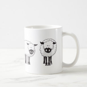 Border Collie and Her Sheep Coffee Mug