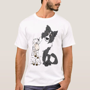 Border Collie and Sheep Tee
