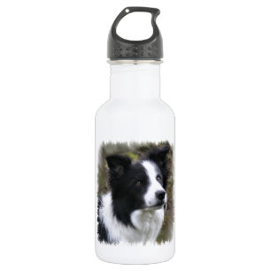 Border Collie Art 532 Ml Water Bottle