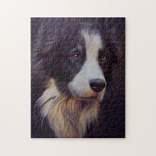 Border Collie Art Jigsaw Puzzle