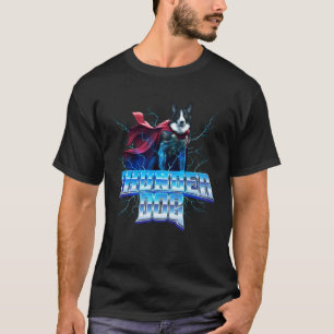 Border Collie as the God of Thunder and Lightning T-Shirt