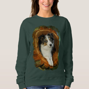 Border Collie Blue Merle Dog Animal Funny classic Sweatshirt