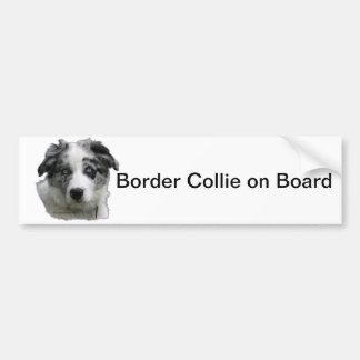 Border collie bumper sticker