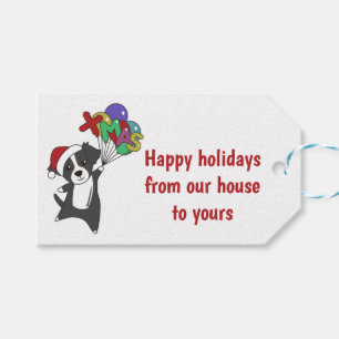 Border Collie Christmas Dog Winter Animals Dogs Tr Gift Tags