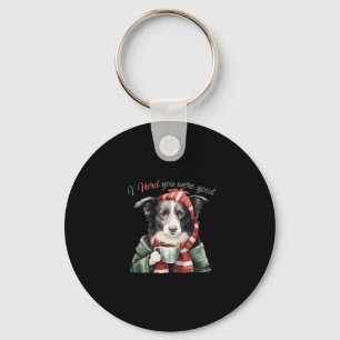 Border collie Christmas Jumper Essential T-Shirt Keychain