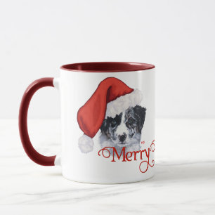 Border Collie Christmas Mug