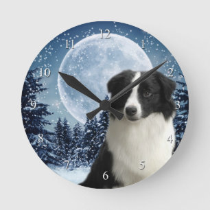 Border Collie Clock