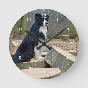 Border Collie Clock