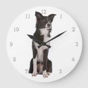 Border Collie Clock