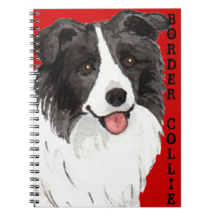 Border Collie Colour Block Notebook