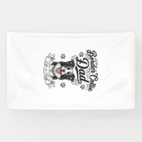 Border Collie Dad Vintage Engraving Dog Shirt Desi