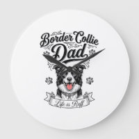 Border Collie Dad Vintage Engraving Dog Shirt Desi