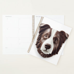 Border Collie Dog 3D Inspired Planner