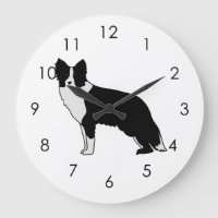 Border Collie Dog Abstract Illustration White