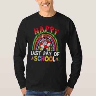 Border Collie Dog Dabbing Watermelon Pool Teacher T-Shirt