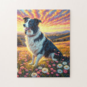 Border Collie Dog Jigsaw Puzzle