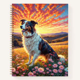 Border Collie Dog Notebook
