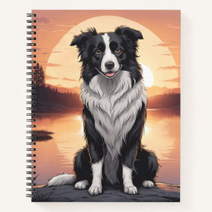 Border Collie Dog Notebook