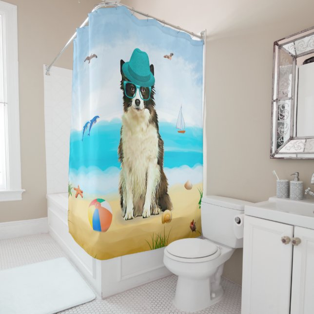 Border Collie Dog on Beach (In Situ)