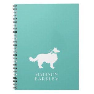 Border Collie Dog Puppy Notebook