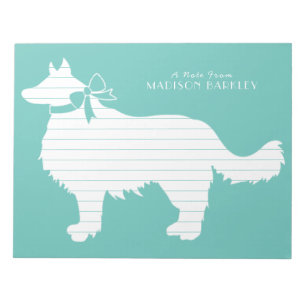 Border Collie Dog Puppy Notepad
