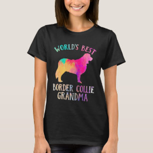 Border Collie Dog Worldu2019s Best Border Collie T-Shirt